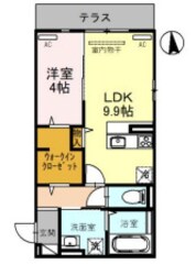 仮称D-ROOM柏田西１丁目PJ　A号地の物件間取画像